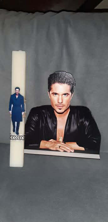 Πασχαλινό Σετ Λαμπάδας με Κάδρο Αγαπημένου Καλλιτέχνη