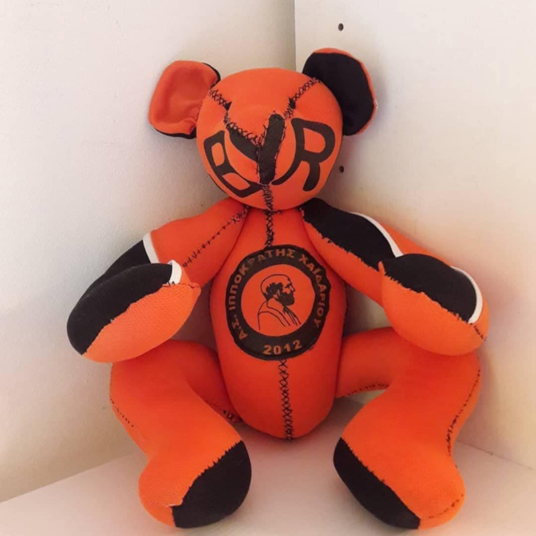 Αθλητικό Teddy από Φανέλα Rugby | Χειροποίητο Αναμνηστικό Ομάδας.