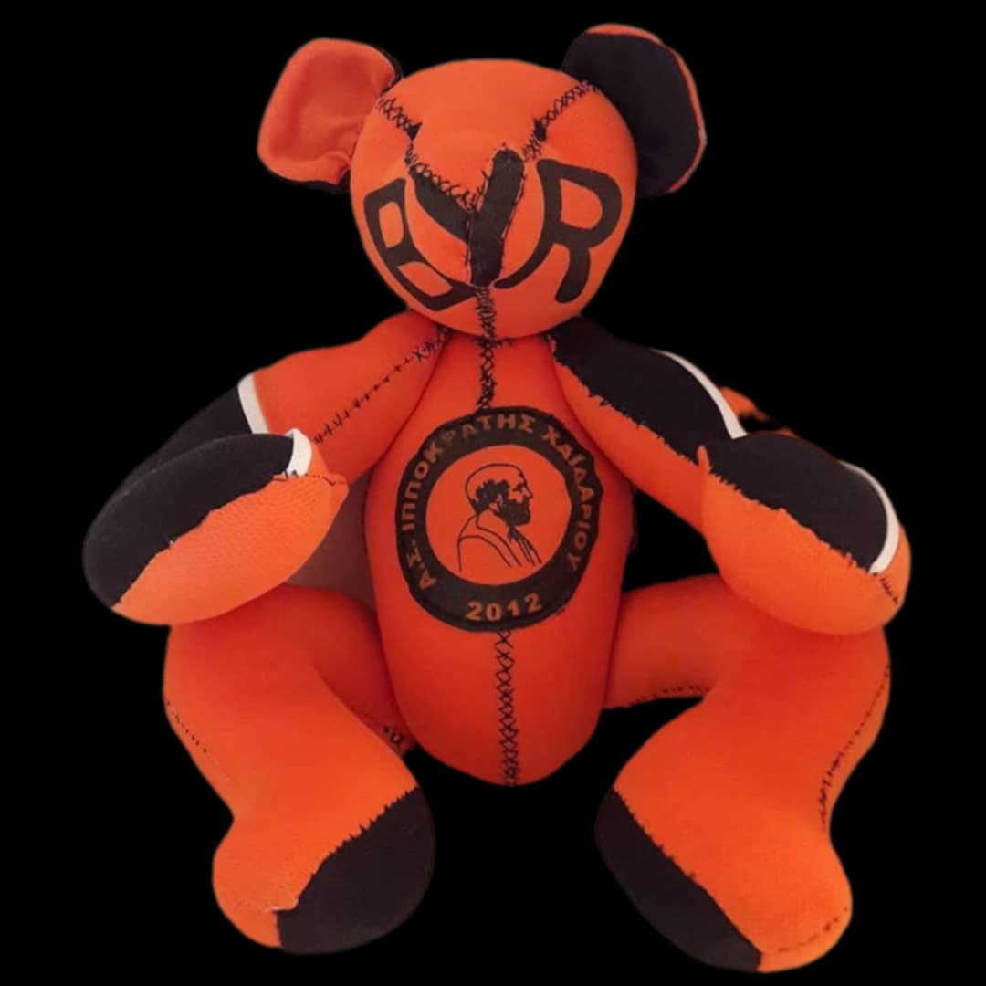 Αθλητικό Teddy από Φανέλα Rugby | Χειροποίητο Αναμνηστικό Ομάδας.