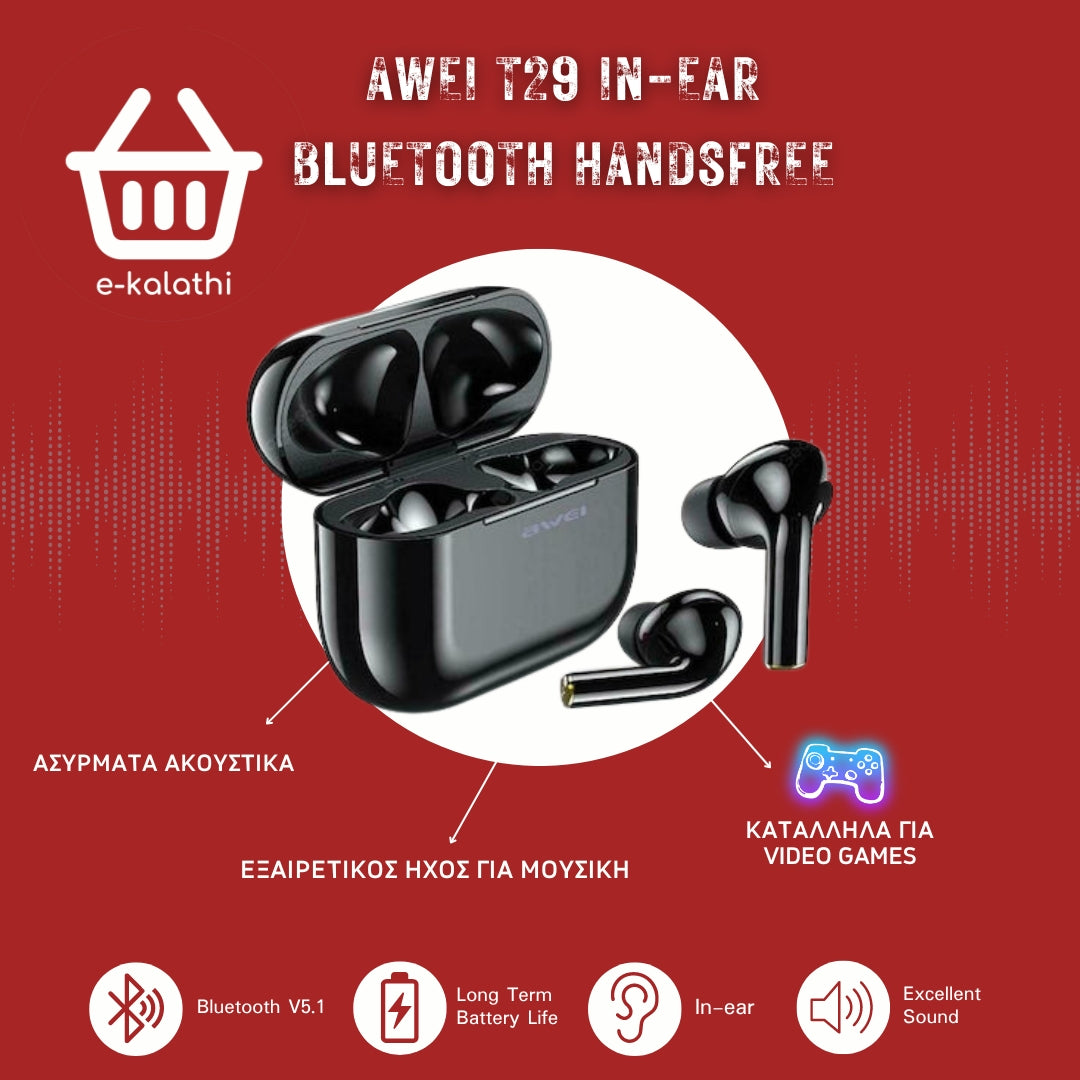 Awei T29 In-ear Bluetooth Handsfree